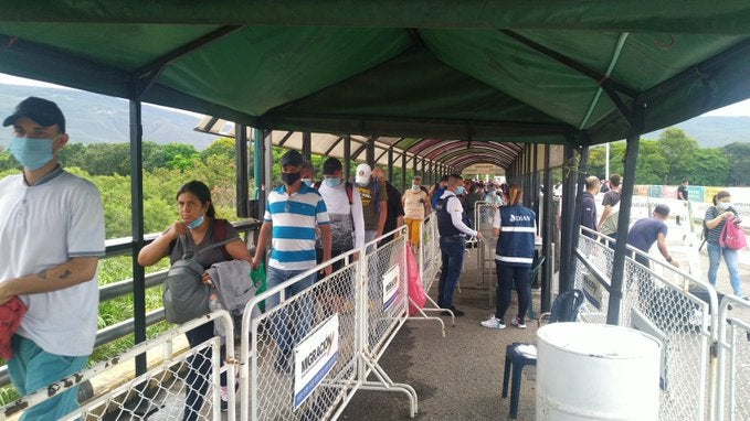 Zona de frontera entre Colombia y Venezuela