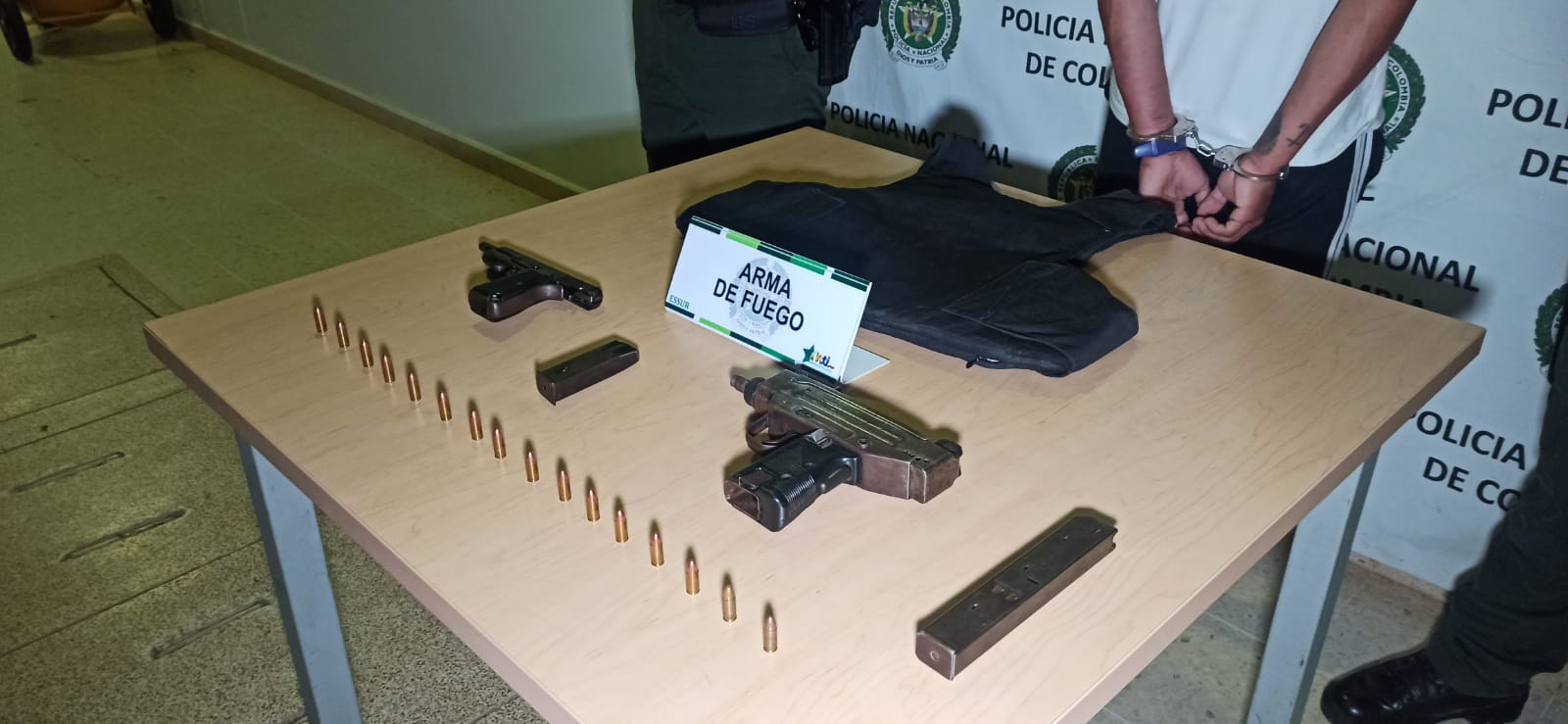 Incautan armas en Bucaramanga