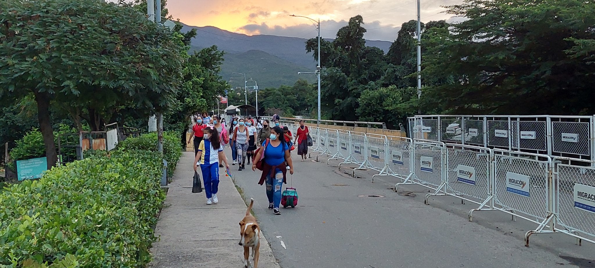 Ingreso a Puente Internacional Simón Bolívar