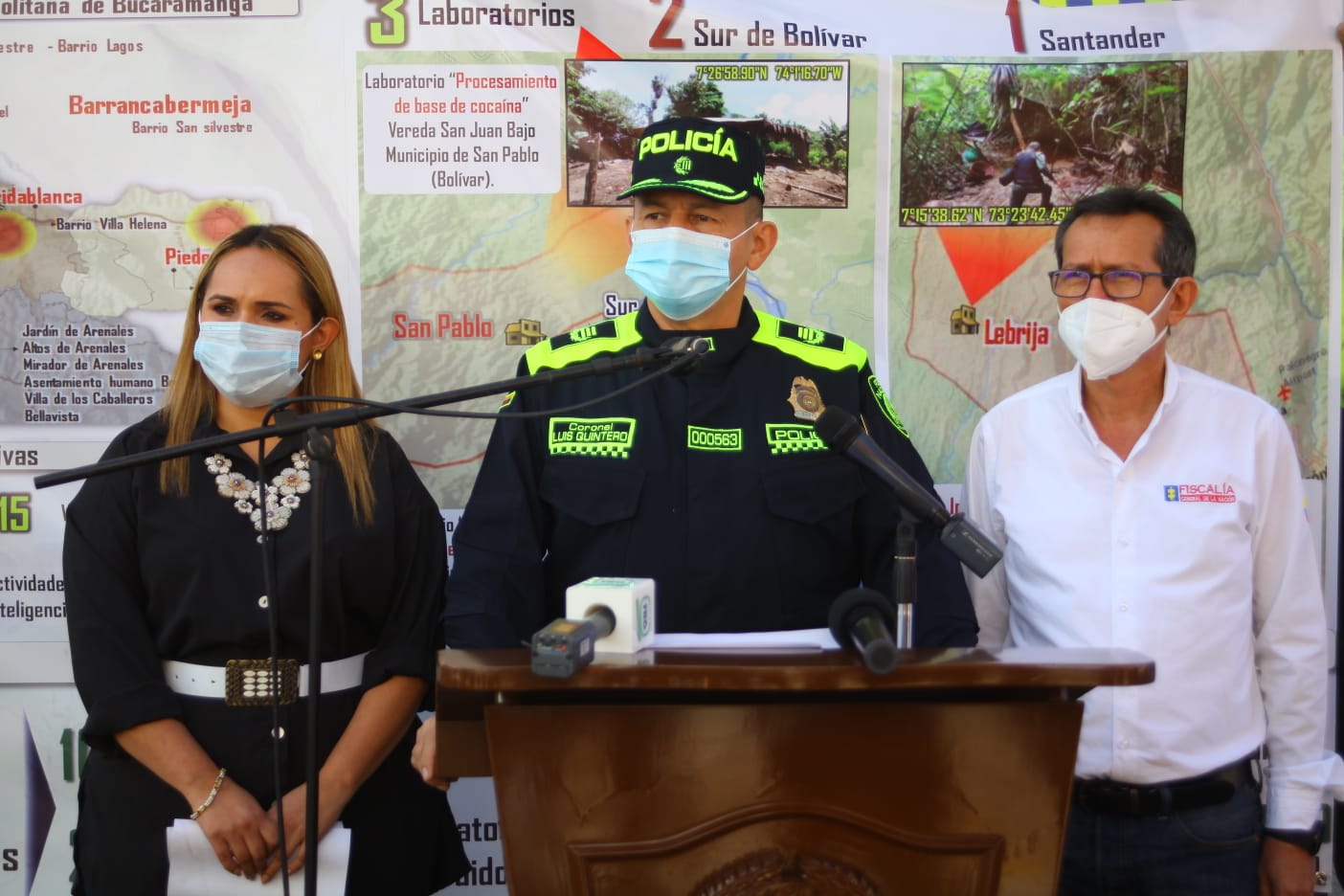 Subcomandante de la Policía Metropolitana de Bucaramanga.