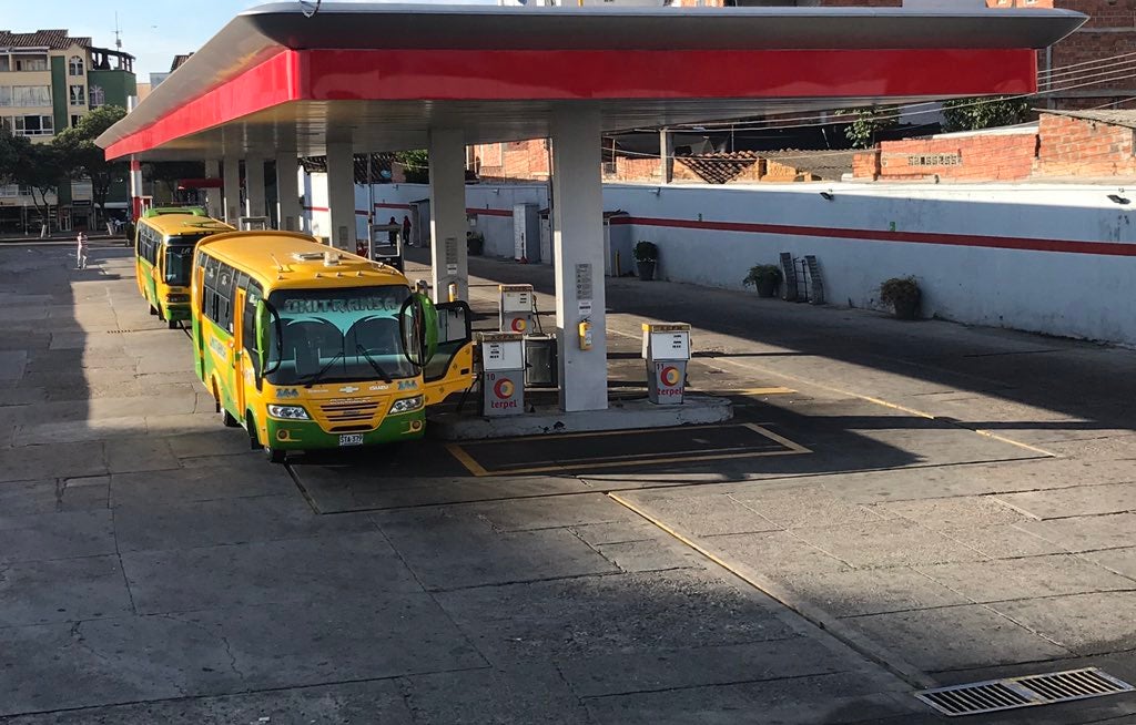 Bus urbano en Bucaramanga