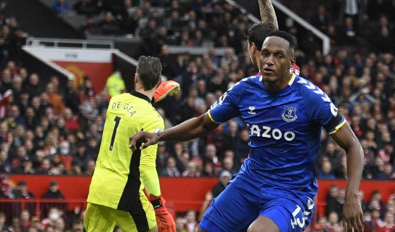 Yerry Mina en Everton