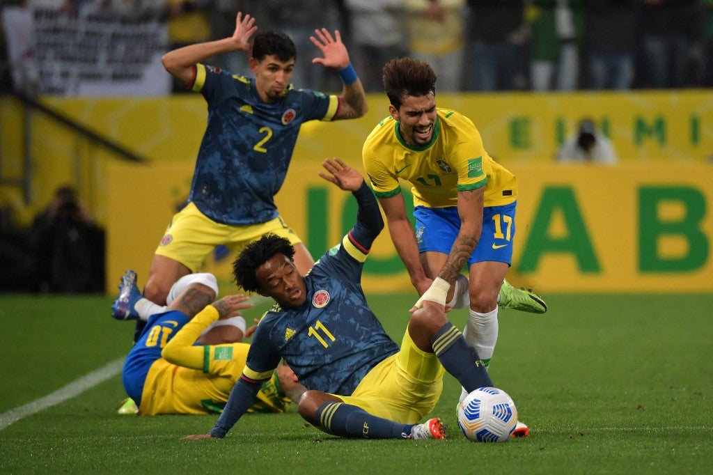 Brasil vs Colombia 2021-II