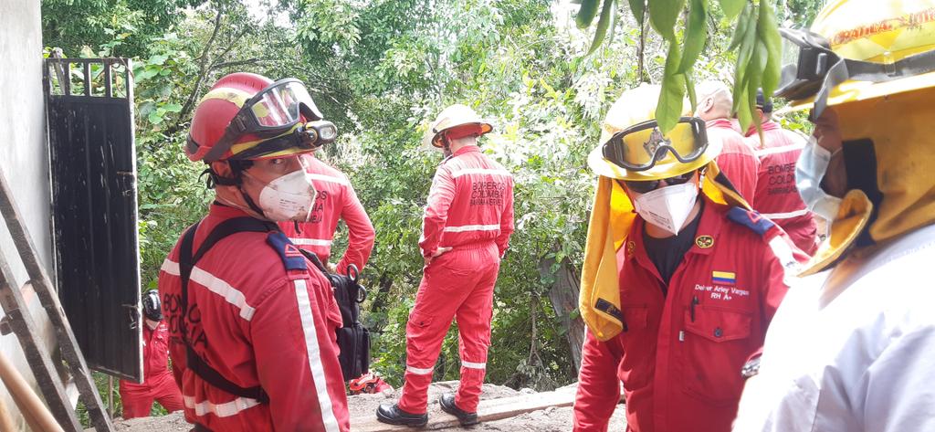 Caída de alud en Barrancabermeja