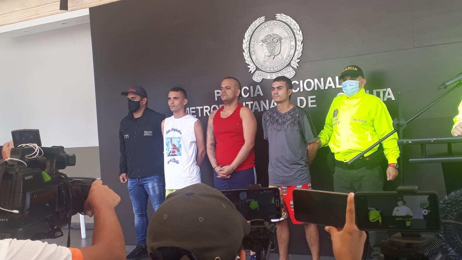 Delincuentes capturados