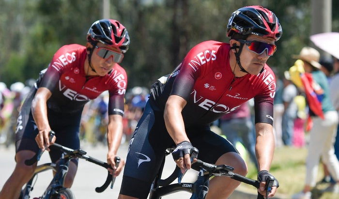 Egan y Carapaz en el Tour Colombia 2.1