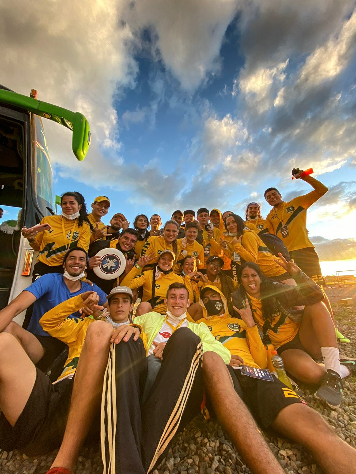 Equipo de ultimate de Santander.