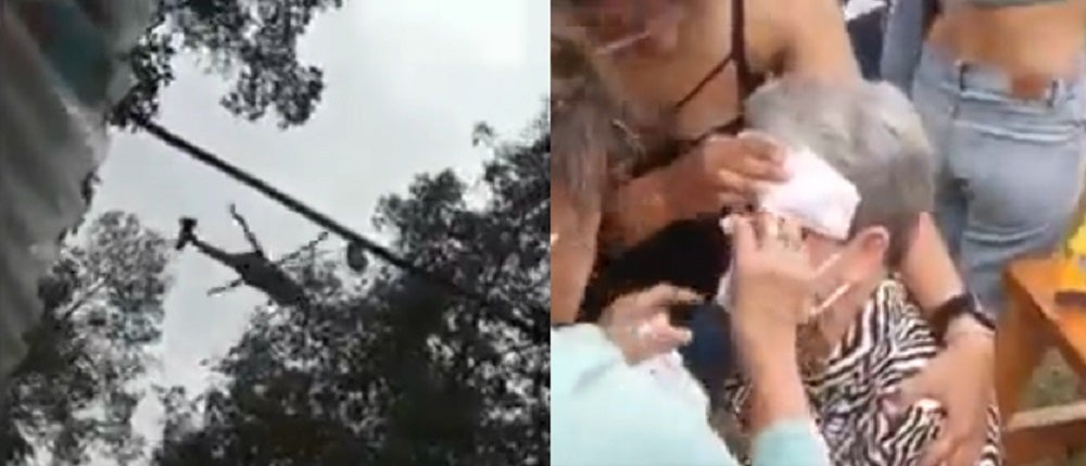 El Ejército Nacional hizo presencia en el lugar, pero no ha habido pronunciamiento oficial.