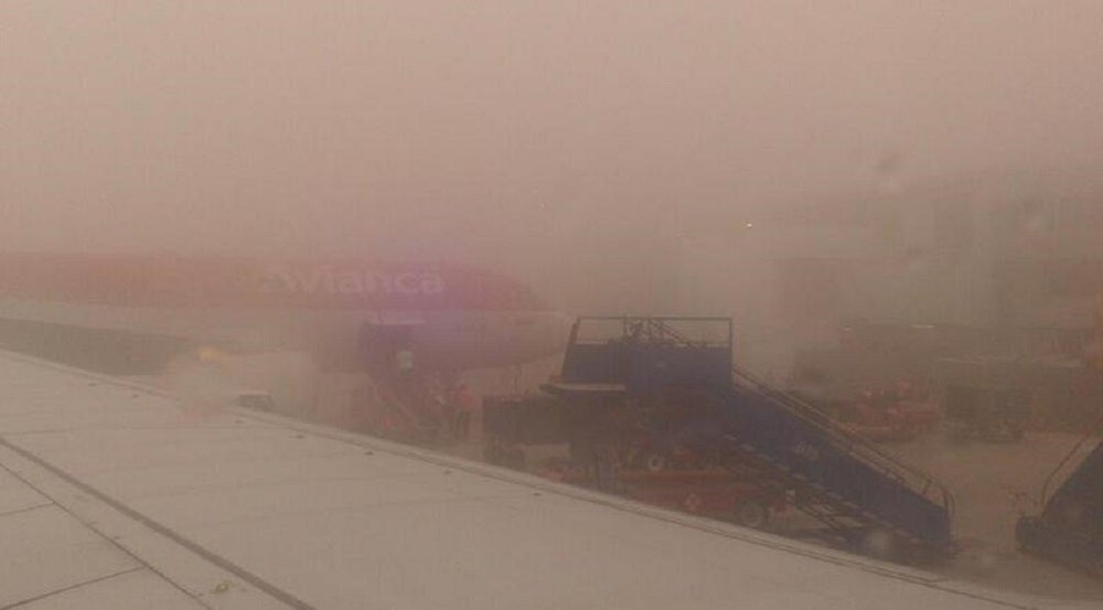Avianca aseguró que la condición climática es impredecible.