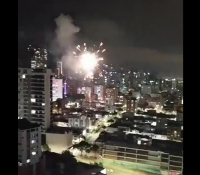 Hay uso desmedido de la pólvora pese a la prohibición.