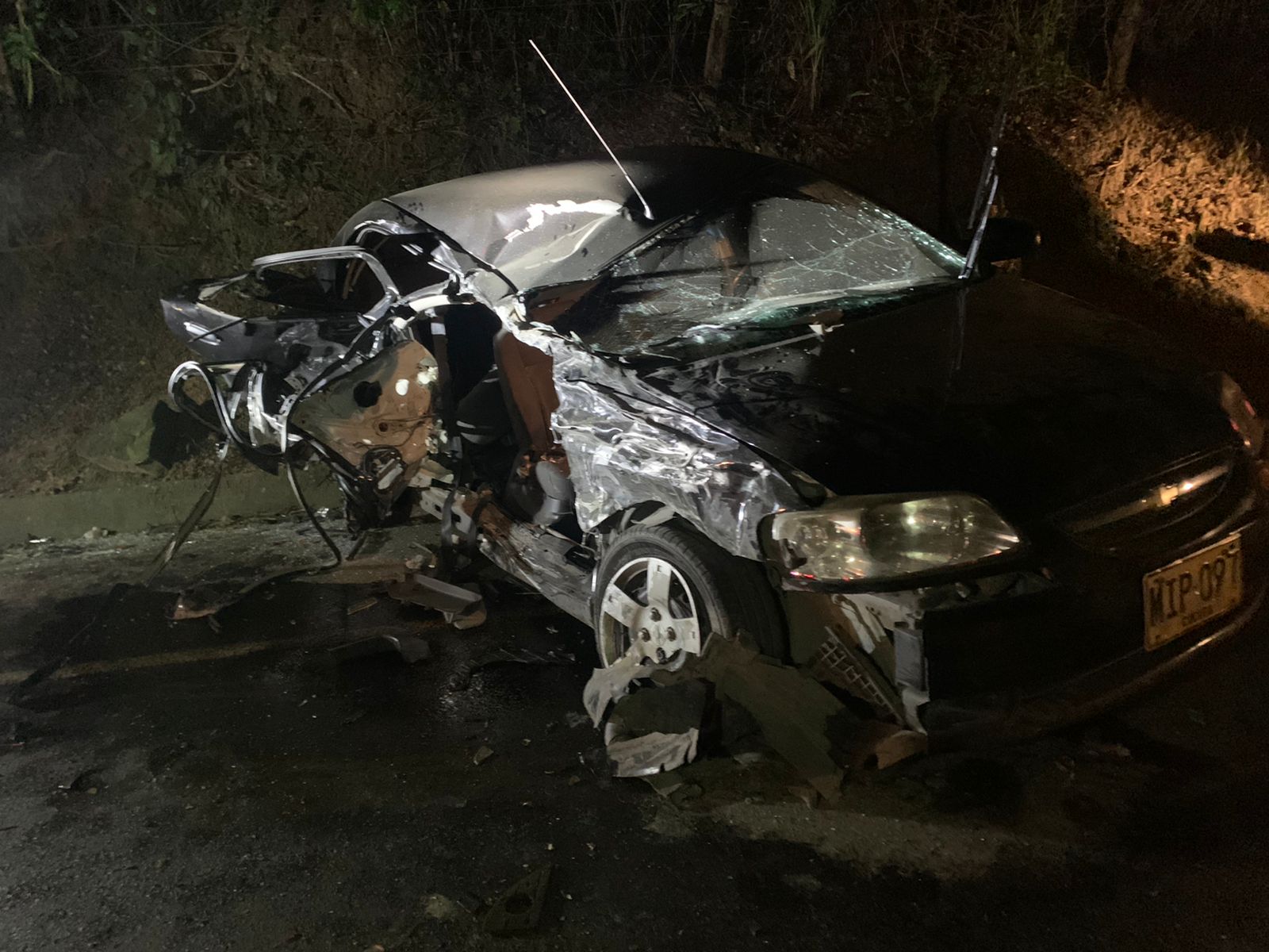 Accidente en la vía Sardinata-Cúcuta