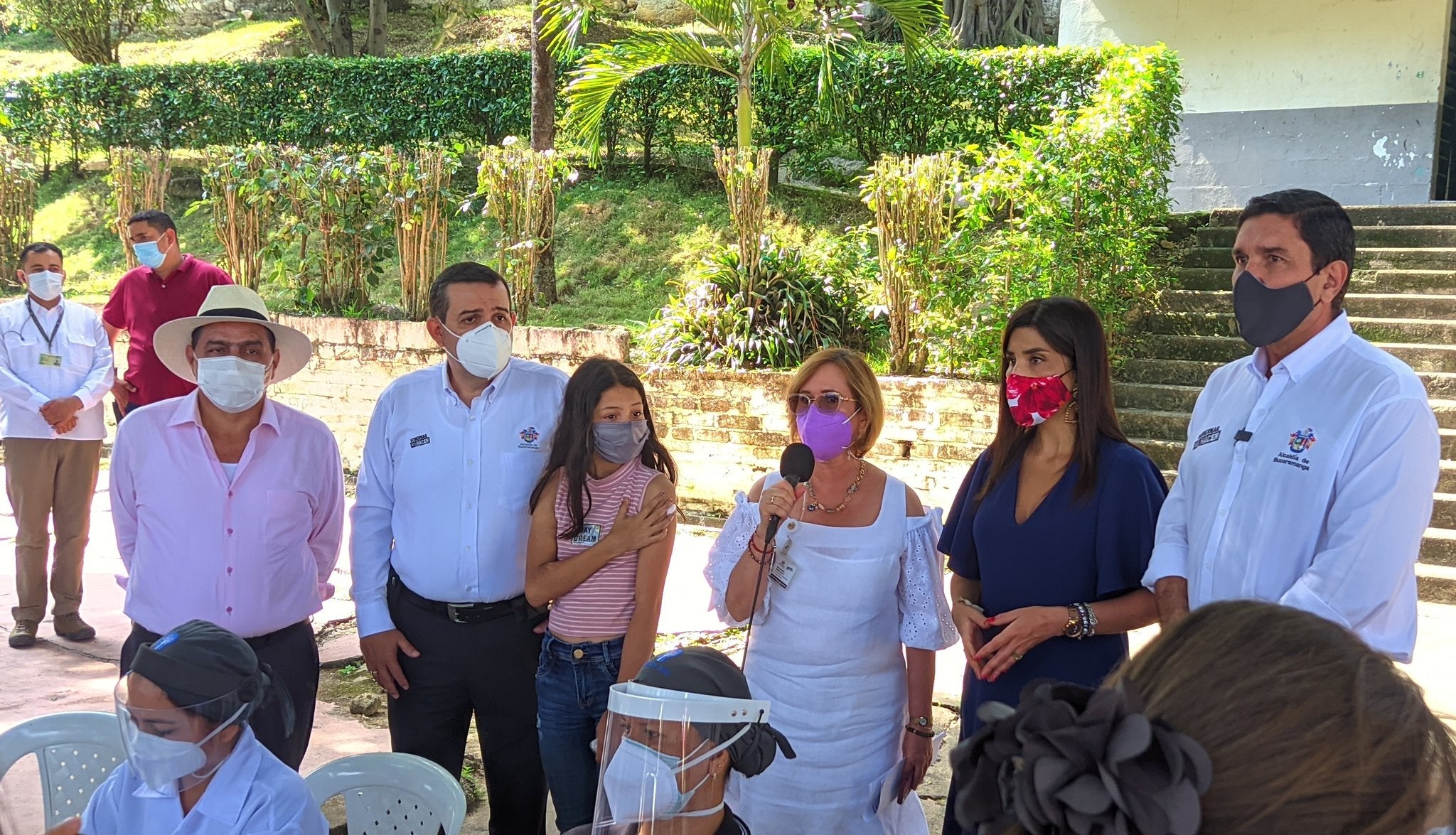 Ministra de Educación en Bucaramanga