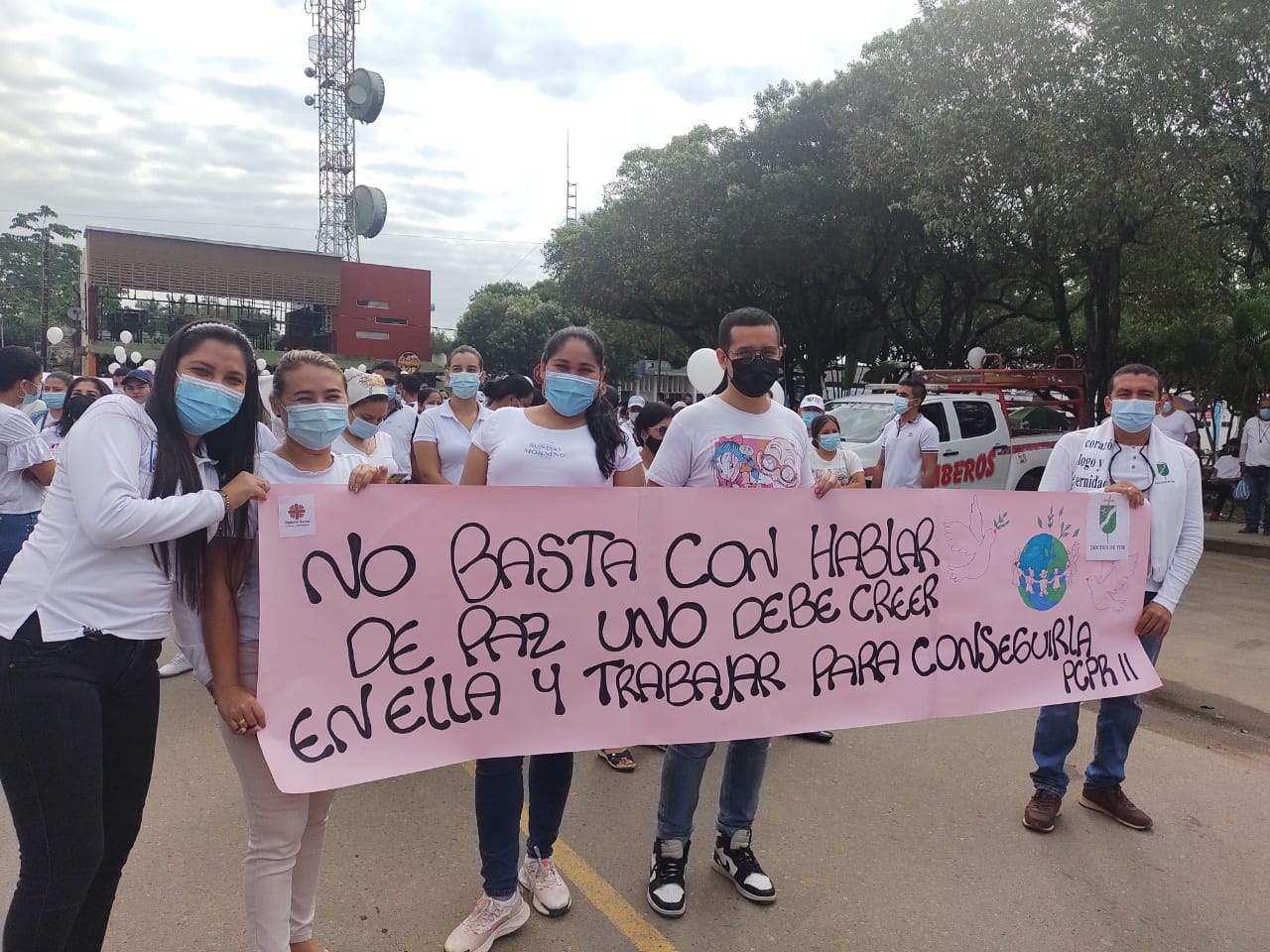 Protesta pacífica en Tibú