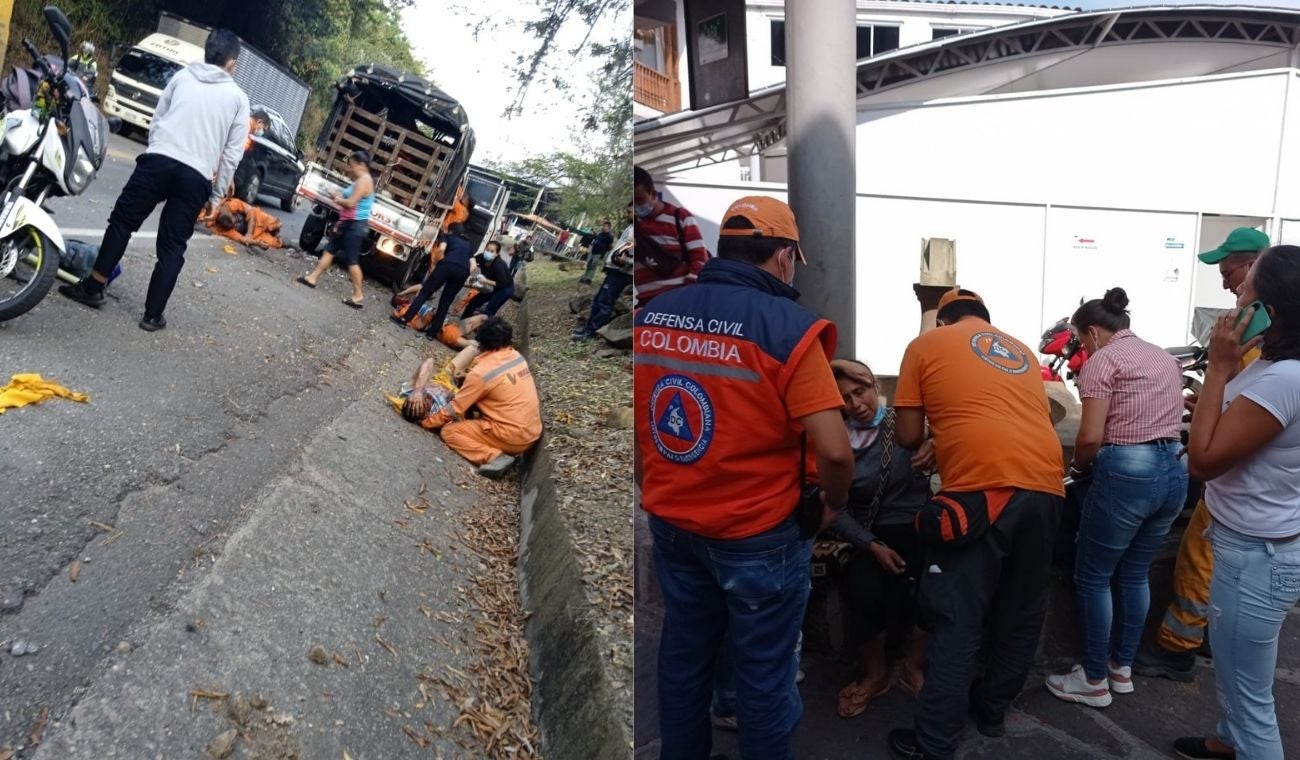 Heridos por explosivo en Santander