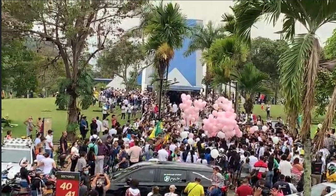 Funeral Nickol Valentina en Bucaramanga