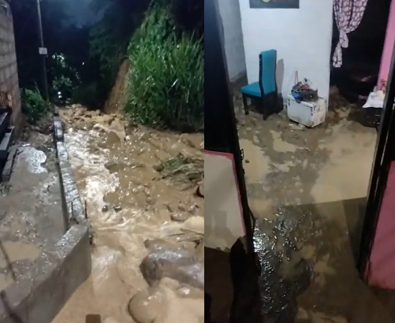 Las inusuales lluvias se presentan en medio de la temporada seca.