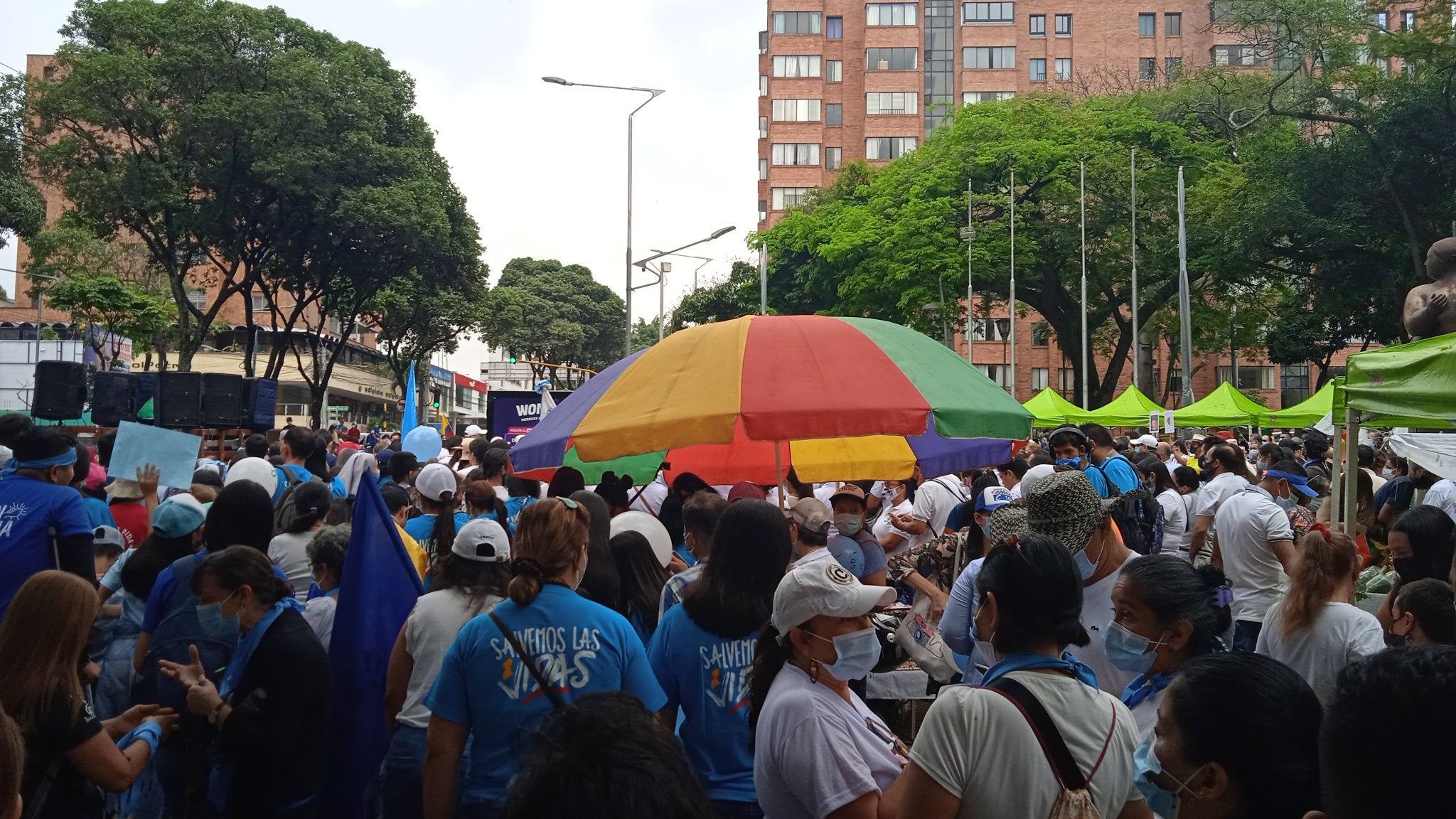 Protestas provida en Bucaramanga