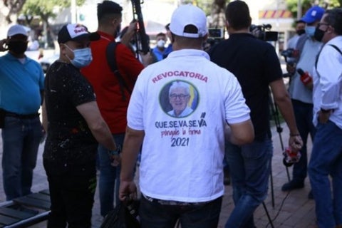 Comité de revocatoria dice que no tienen garantias.