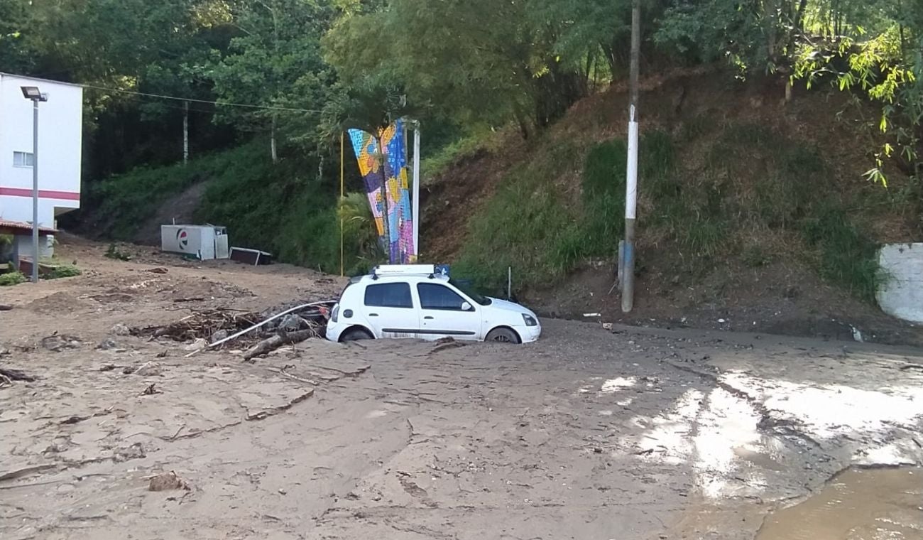 Damnificados por lluvias en Santander