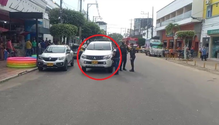 Periodista resultó ileso