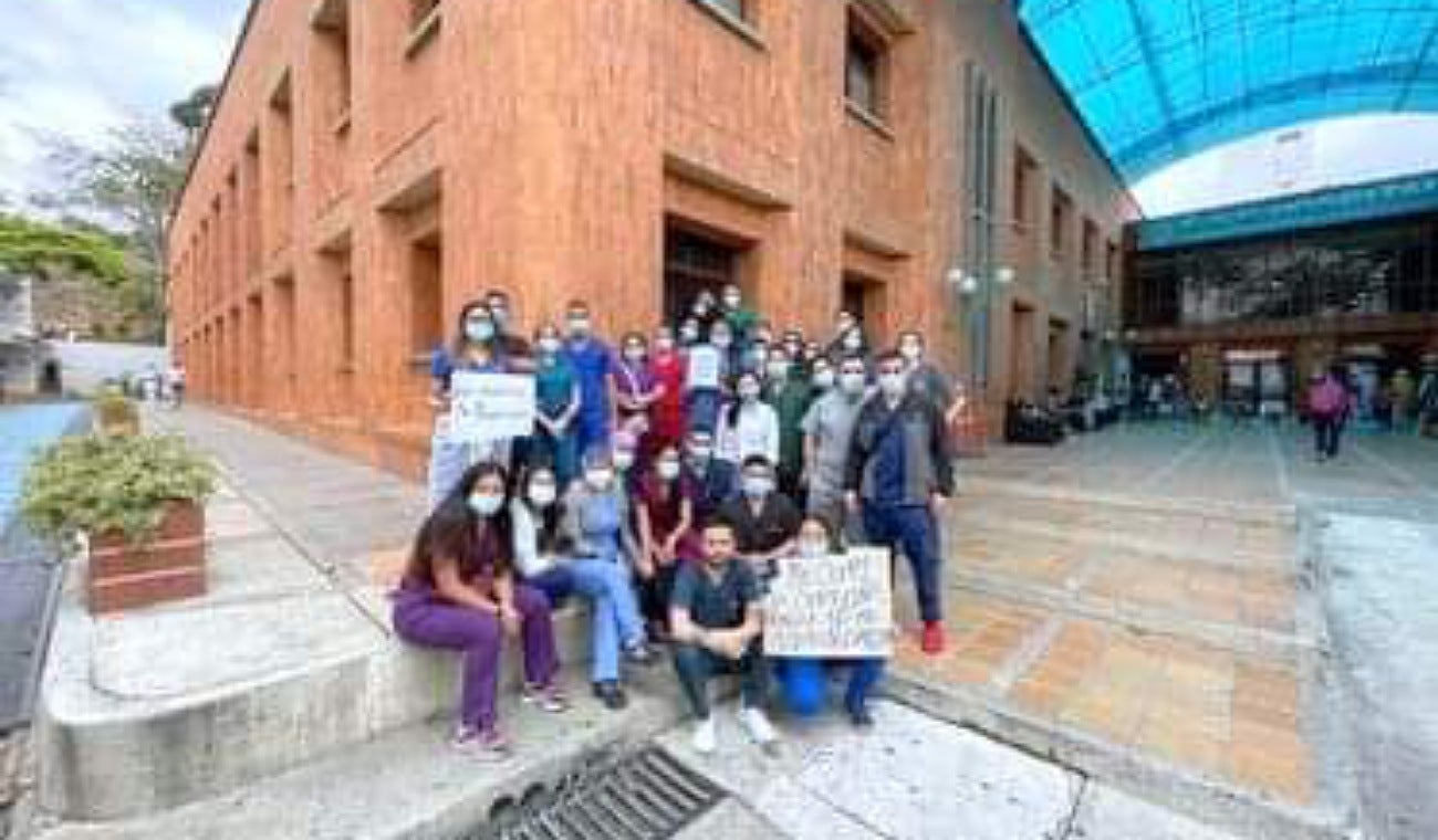 Protesta en hospital de Ocaña