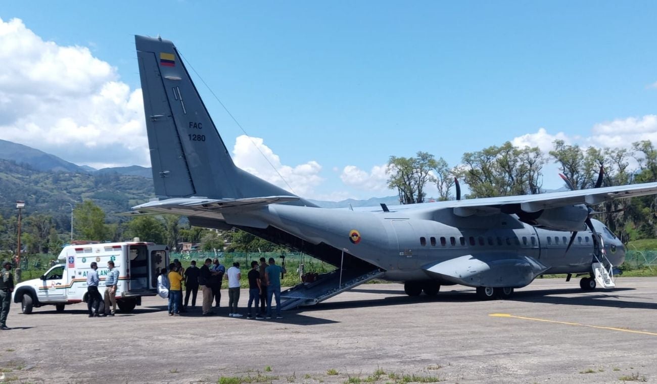 Traslado de menor herida en Santander