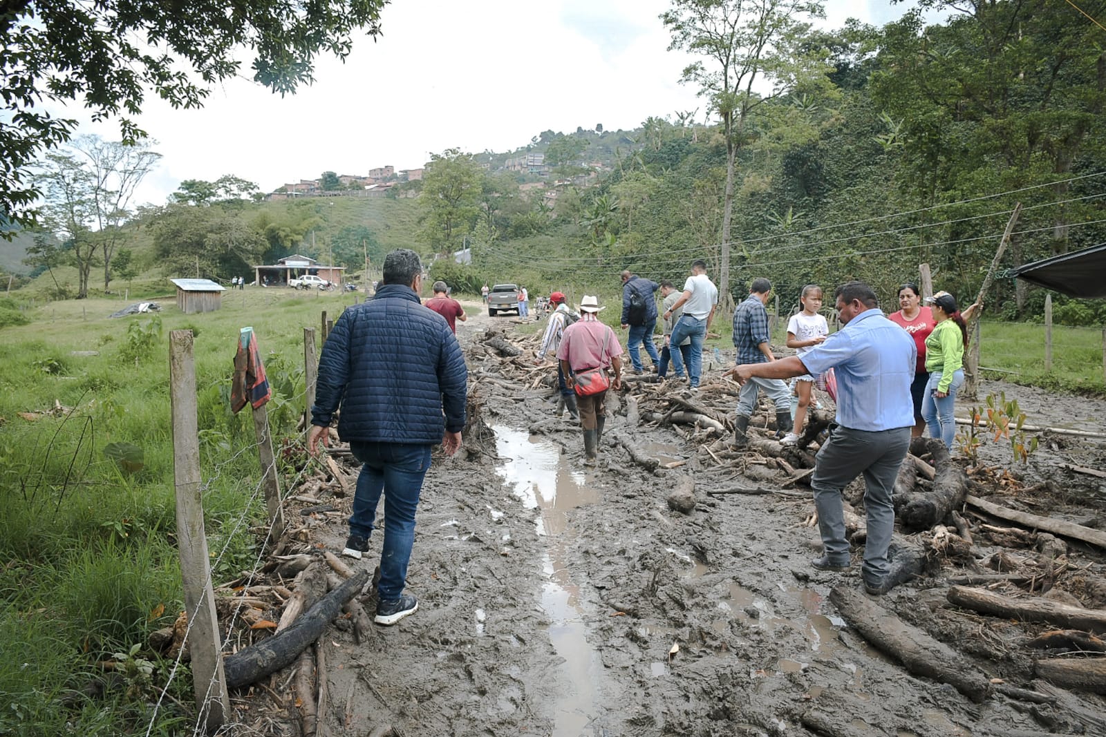 Vías dañadas por invierno