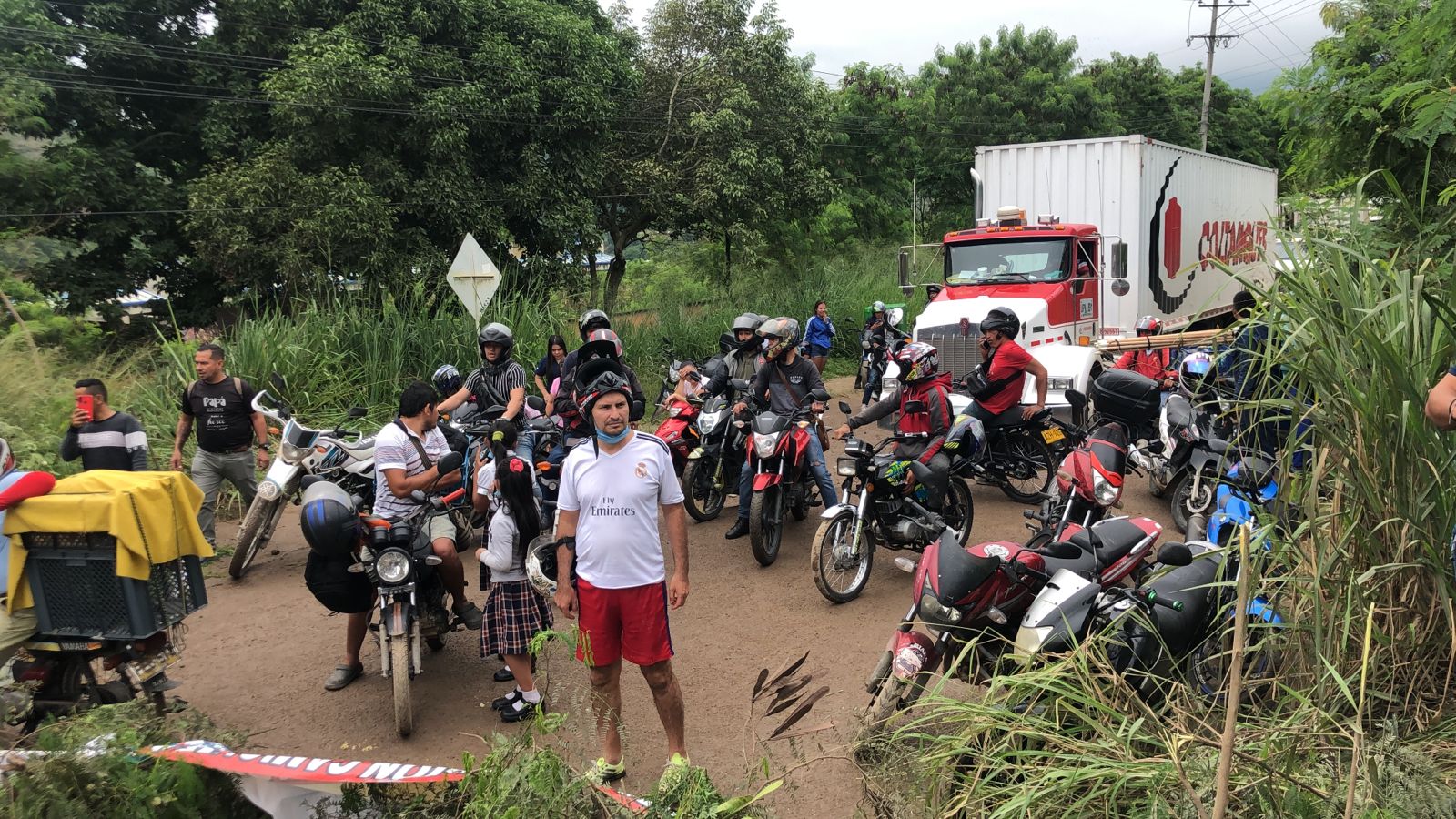 Conductores protestan en Bucaramanga