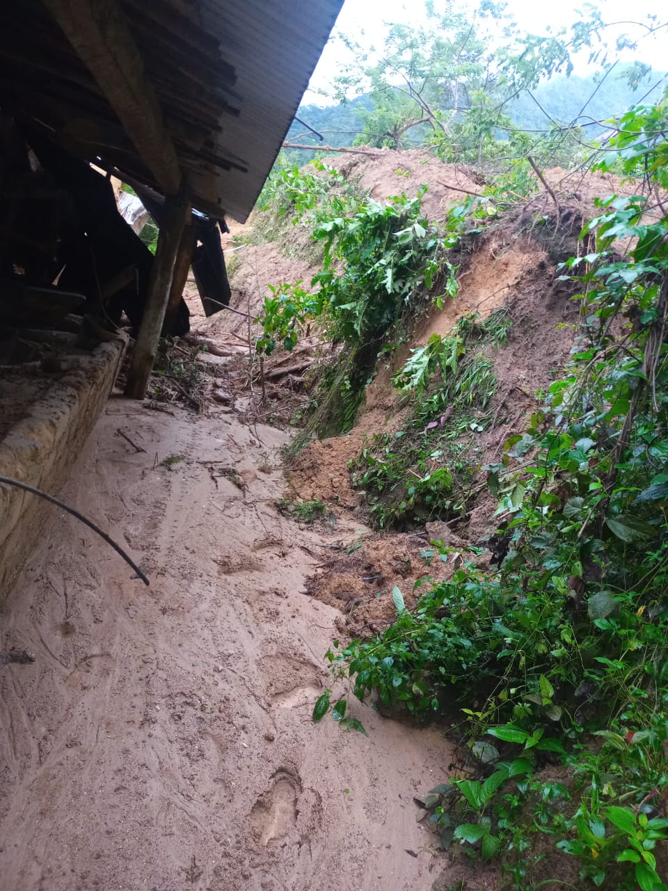Deslizamiento en Las Mercedes, Norte de Santander