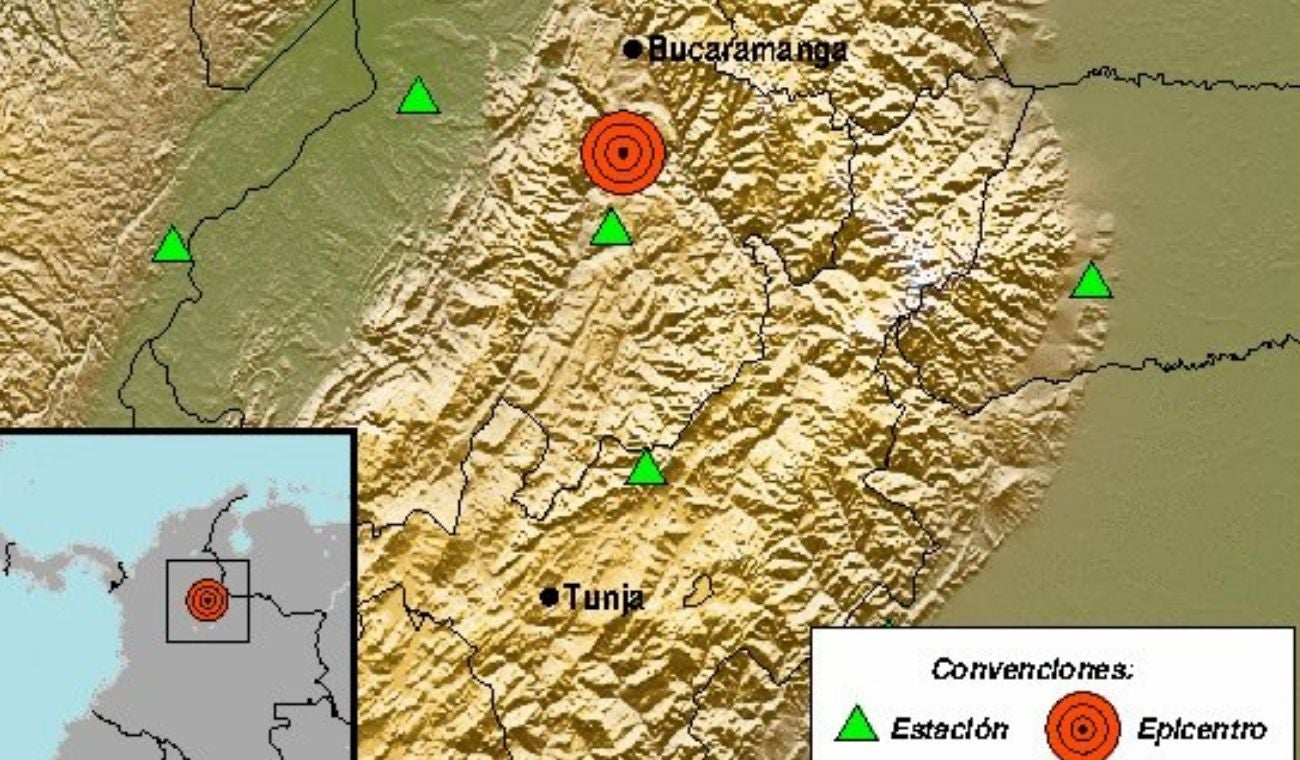 Temblor Los Santos Santander
