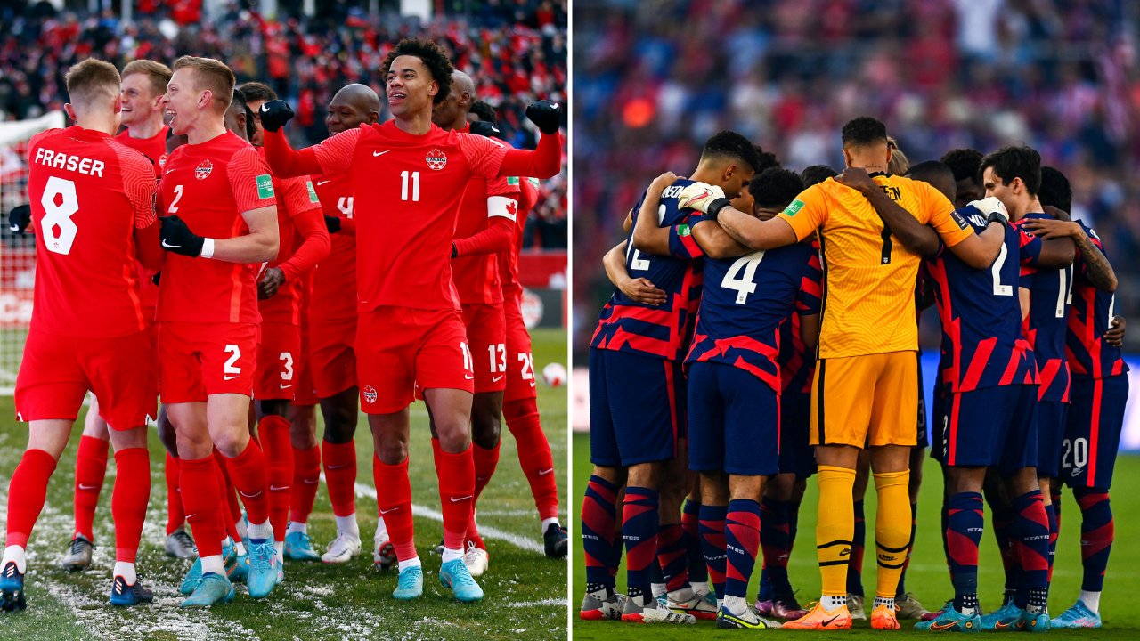 Selección de Canadá y Estados Unidos