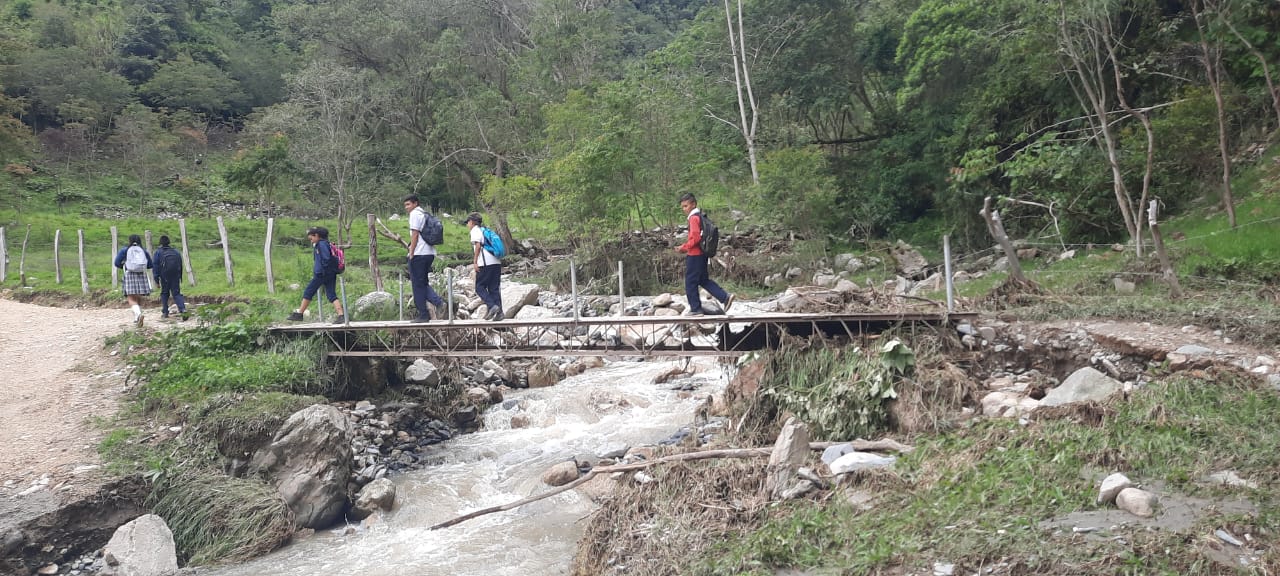 Afectaciones por lluvias Guaca