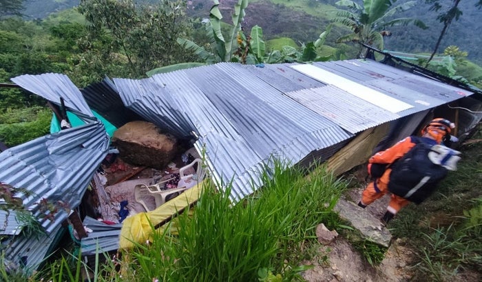 Menor falleció en Santander por caída de roca en una vivienda