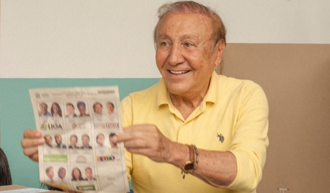 Rodolfo Hernández realizó su voto Elecciones 2022