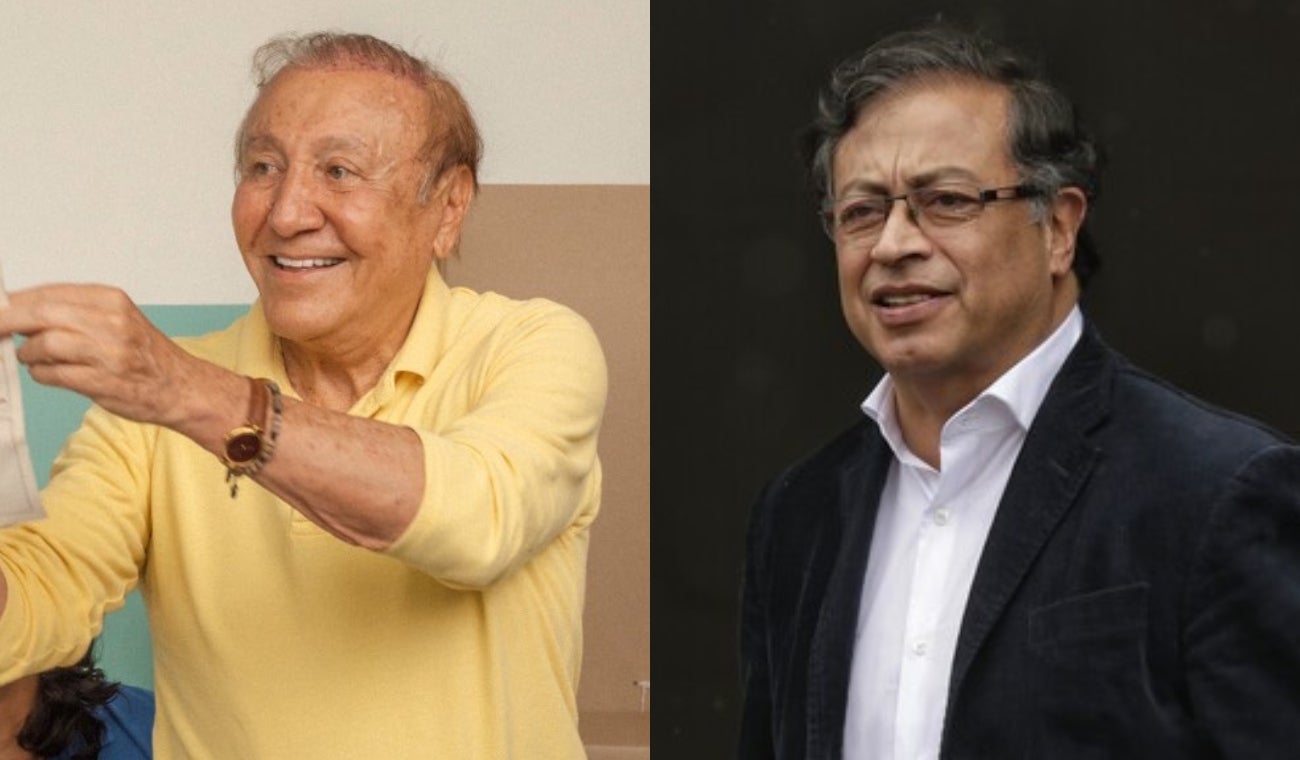 Rodolfo Hernández y Gustavo Petro