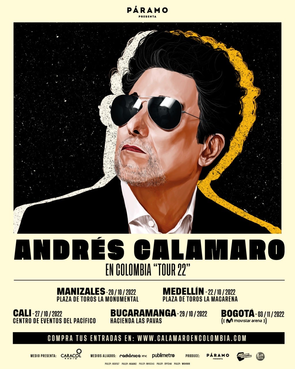 Andrés Calamaro se toma Colombia con su 