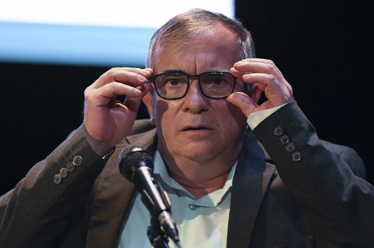 Rodrigo Londoño, conocido como 'Timochenko', jefe de las antiguas Farc.