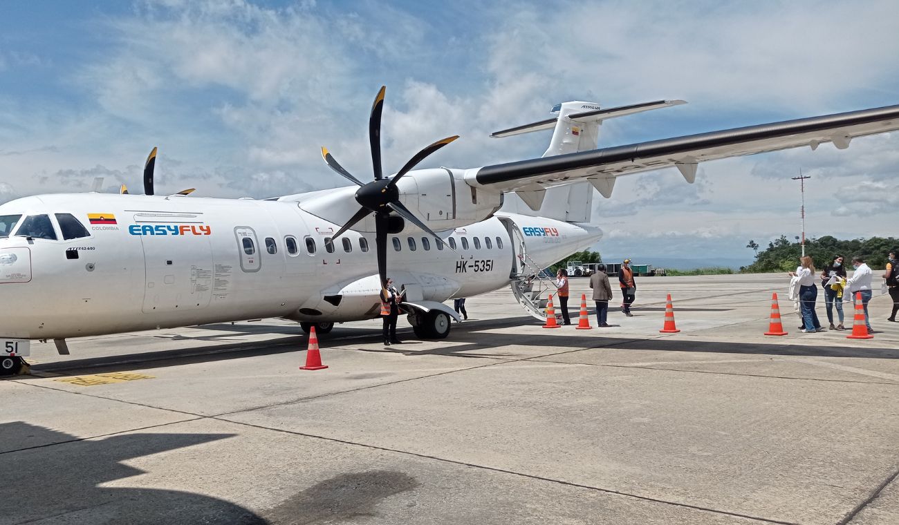 Avión EasyFly para 48 personas vuelvo Paipa - Bucaramanga