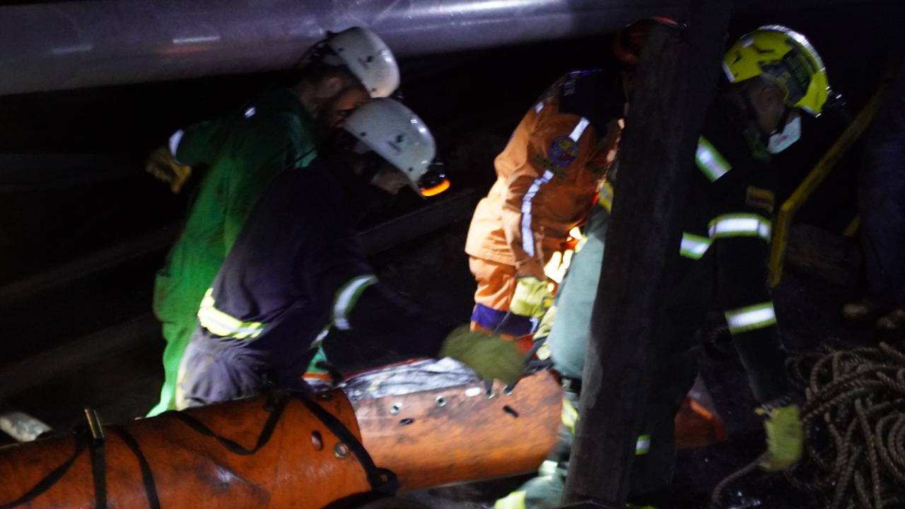 Labores de rescate de mina de carbón en El Zulia en Norte de Santander