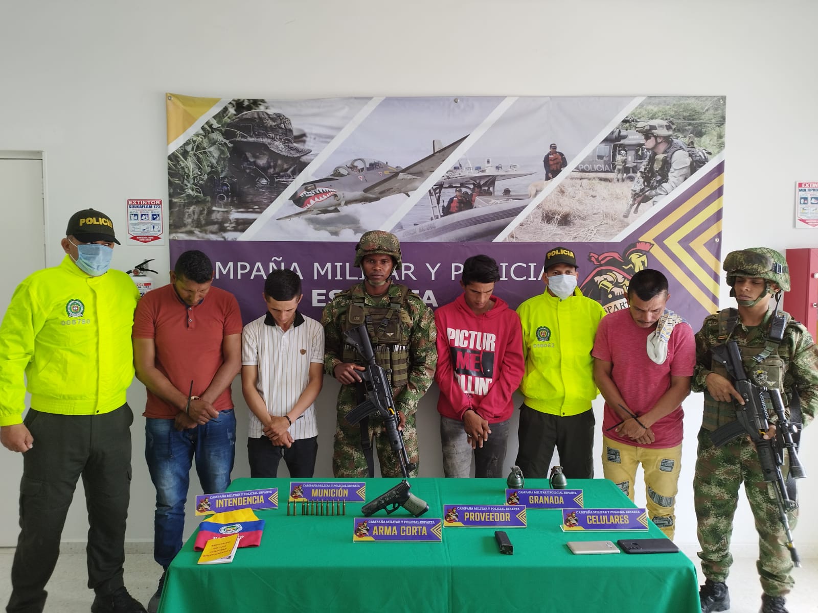 Capturados cuatro integrantes de las Farc