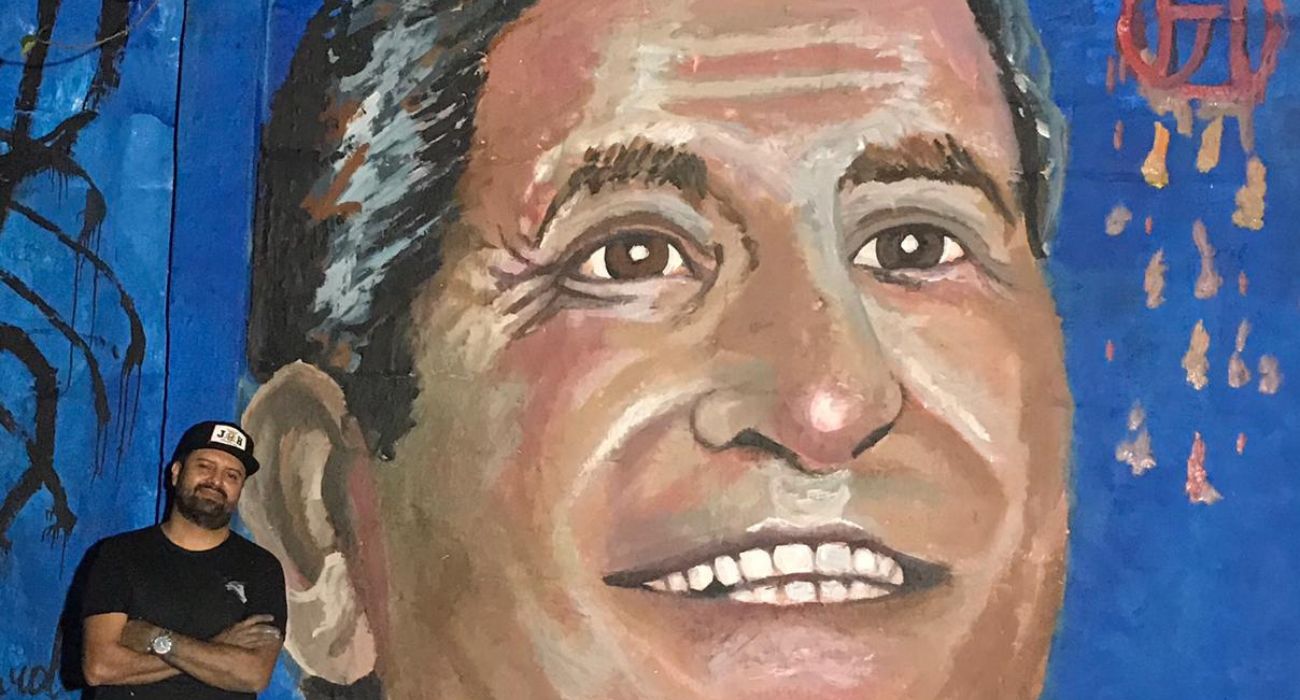 Mural en Bucaramanga de Darío Gómez