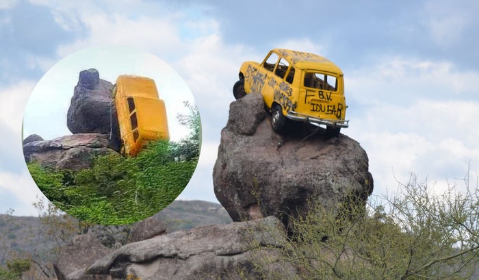 Se cayó el renault 4 amarillo en Zapatoca