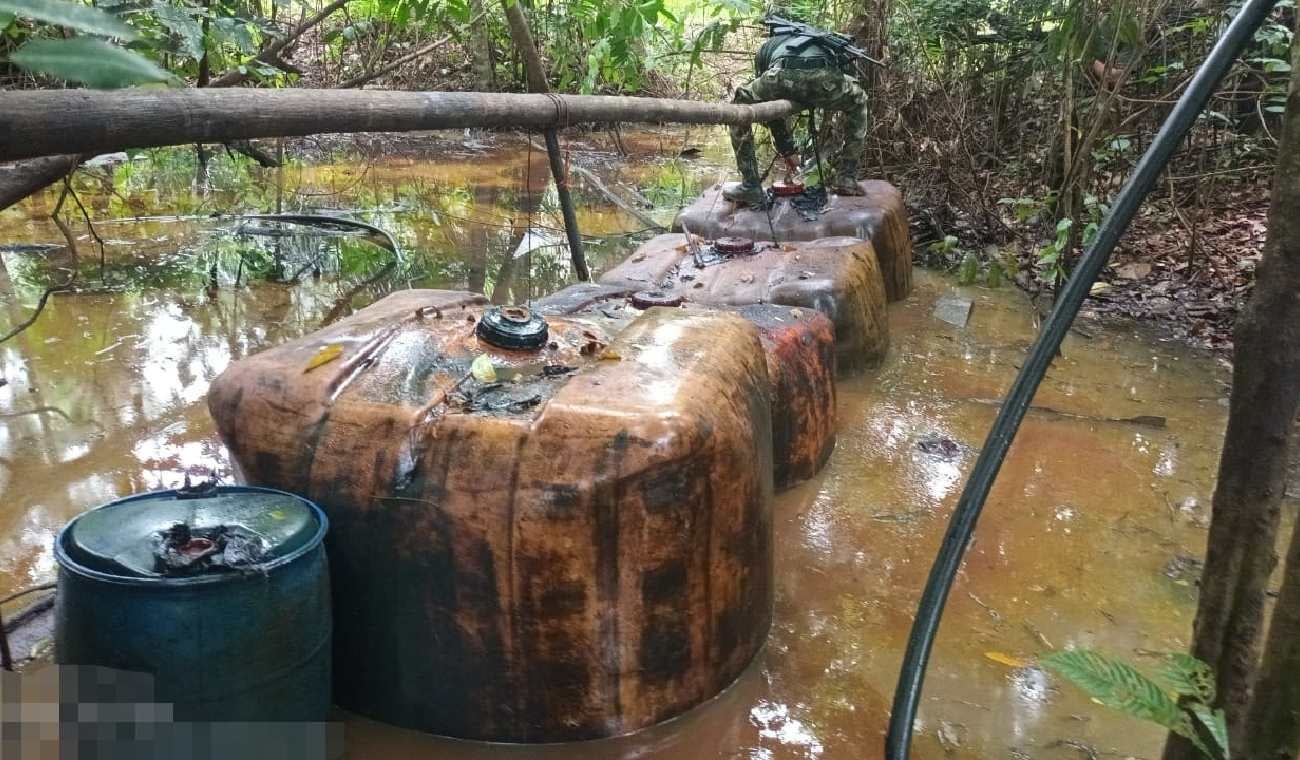 Roban combustible y procesaban