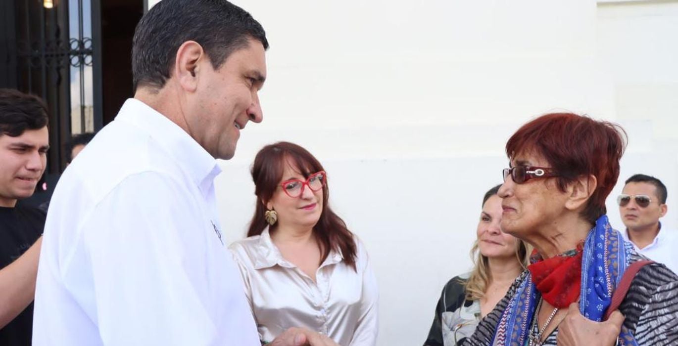 Alcalde de Bucaramanga con la ministra de Cultura