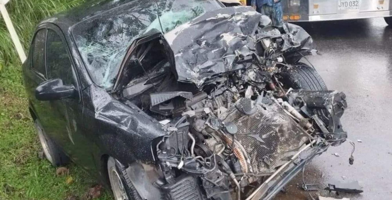 Accidente de tránsito en Oiba, Santander