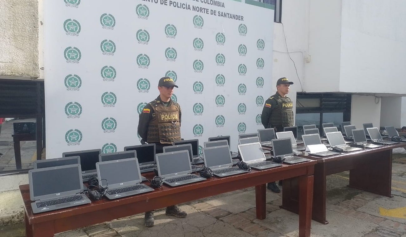 Computadores hurtados y recuperados