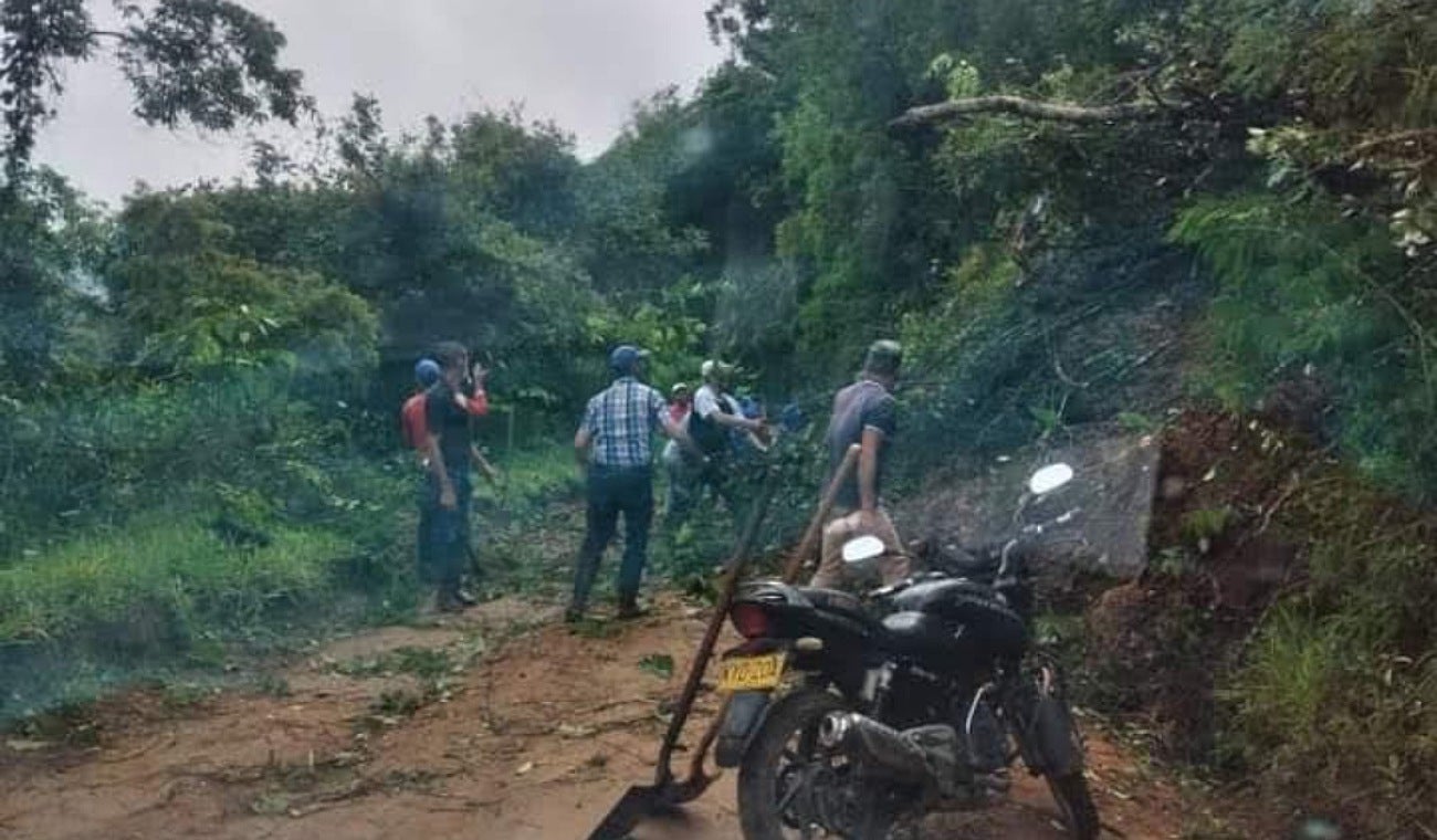 Derrumbes en zona rural Ocaña