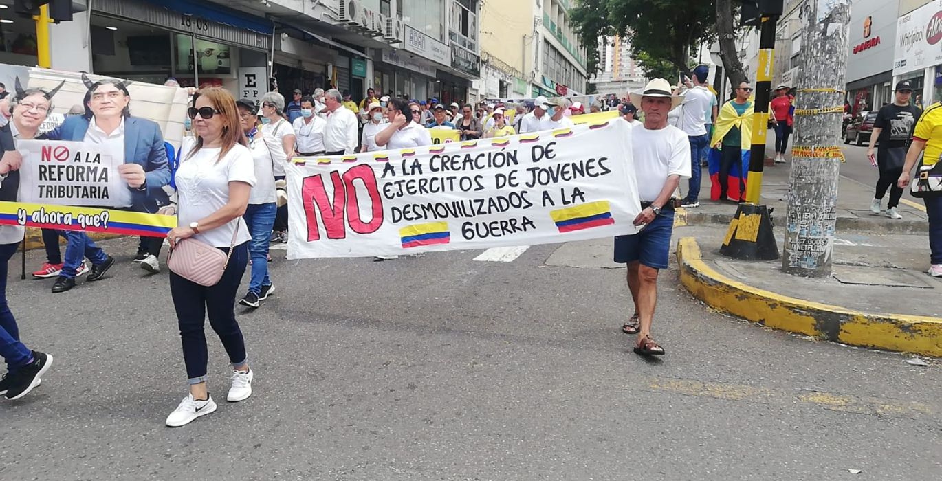 manifestaciones del 26 de septiembre Bucaramanga