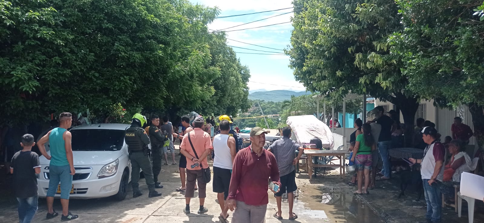 Casa destruidas en Cúcuta