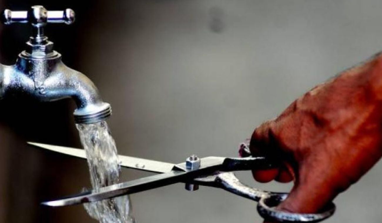 corte de agua Santander